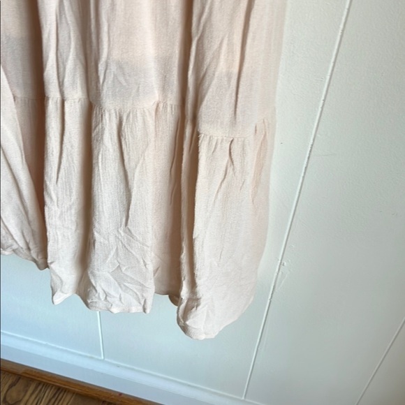 NWT Jodifl Women’s Cream Boho Cottage Core Maxi Ruffle Smocked Dress Sz 2X - Picture 16 of 16